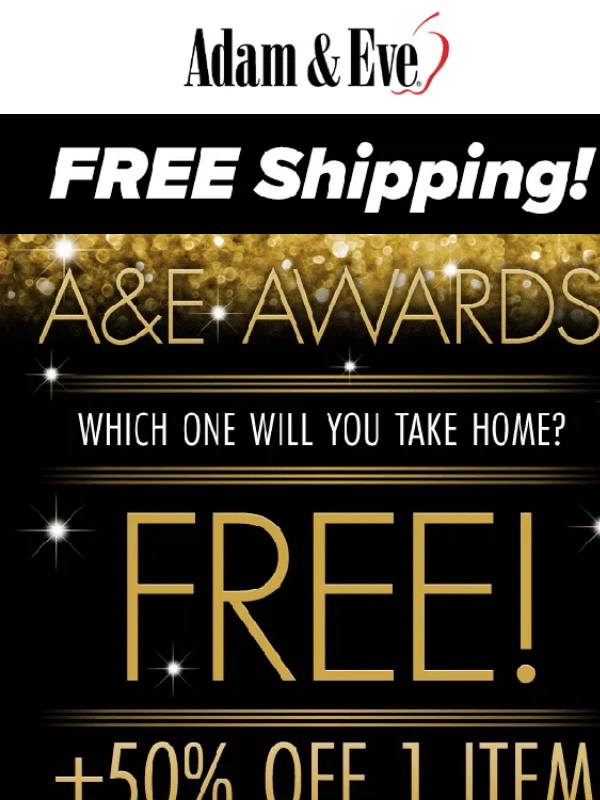 Adam & Eve - Top Toys Of The Year ? (pick one FREE!)