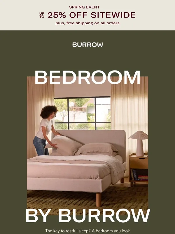Burrow - The bedroom of your dreams