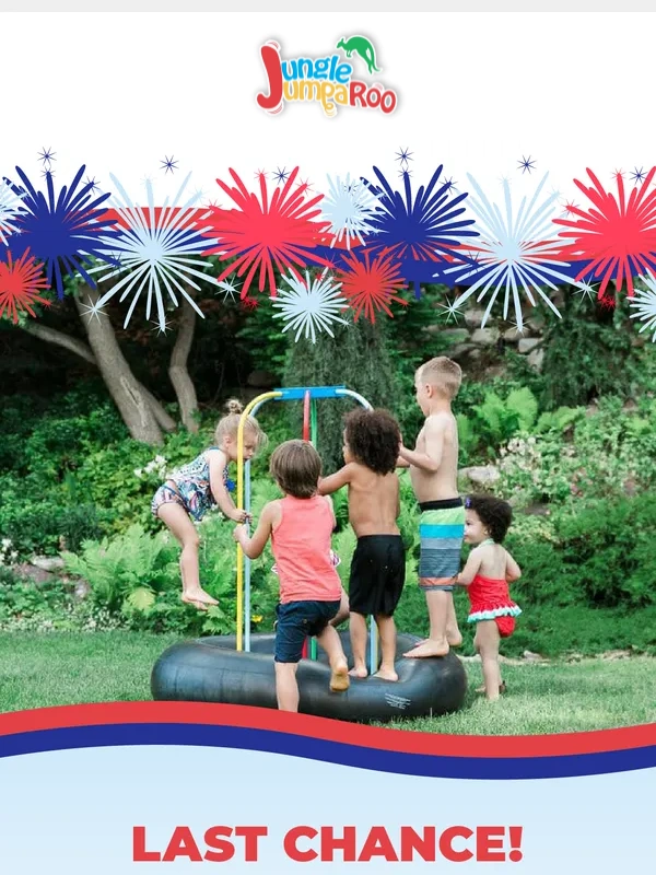 Jungle Jumparoo - LAST CHANCE to Jump into 10% OFF this 4th of July!