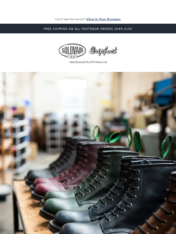 Solovair - Derby Boots - Solovair Limited Edition - Shoe Care