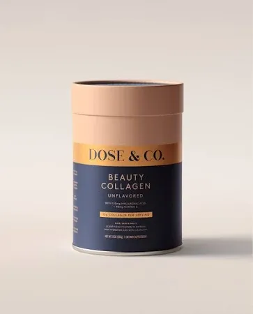 Dose & Co. Beauty Collagen with Hyaluronic Acid and Vitamin C for Hair