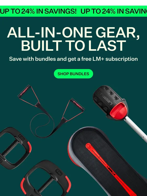 Les Mills - Save up to 24% with LES MILLS Equipment bundles