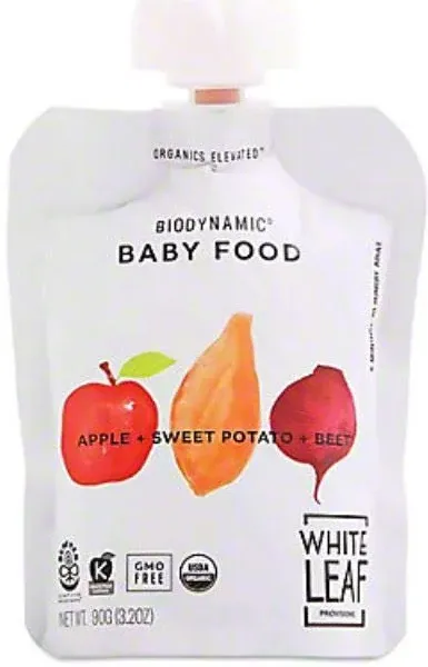 White Leaf Provisions Apple, Beet, Sweet Potato Baby Food