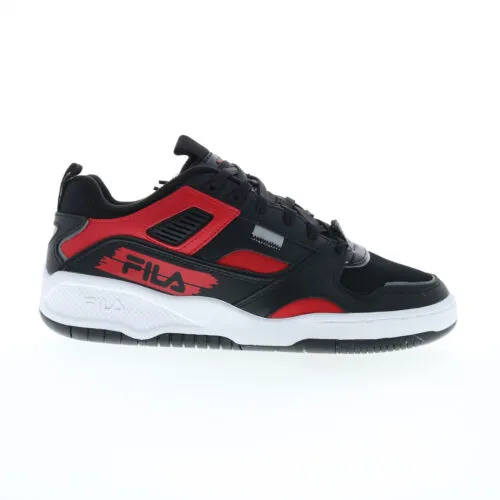 Fila Corda 1TM01917-604 Mens Black Leather Lifestyle Sneakers Shoes