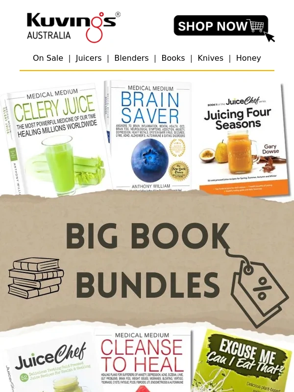 Kuvings - Big Book Bundels. Save up to 50%