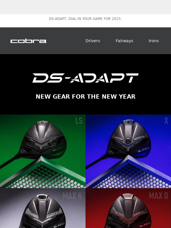 Cobra Golf - Celebrate The New Year With New Gear