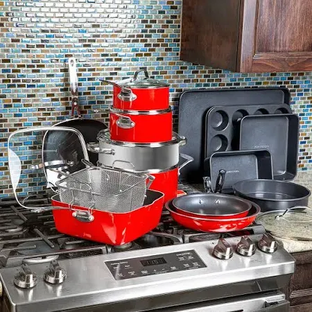 GraniteStone 20 Piece Nonstick Cookware and Bakeware Set