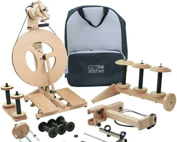 Louet Victoria Fully Loaded Spinning Wheel Package
