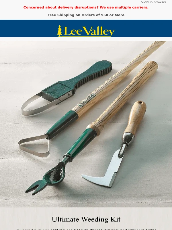 Lee Valley Tools - The Ultimate Weeding Kit