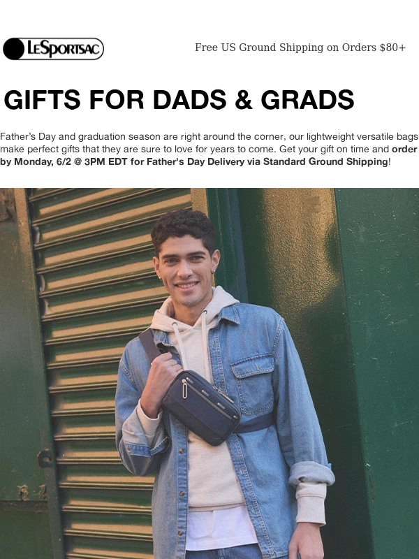 LeSportsac - Perfect Gifts for Dad Await! ?