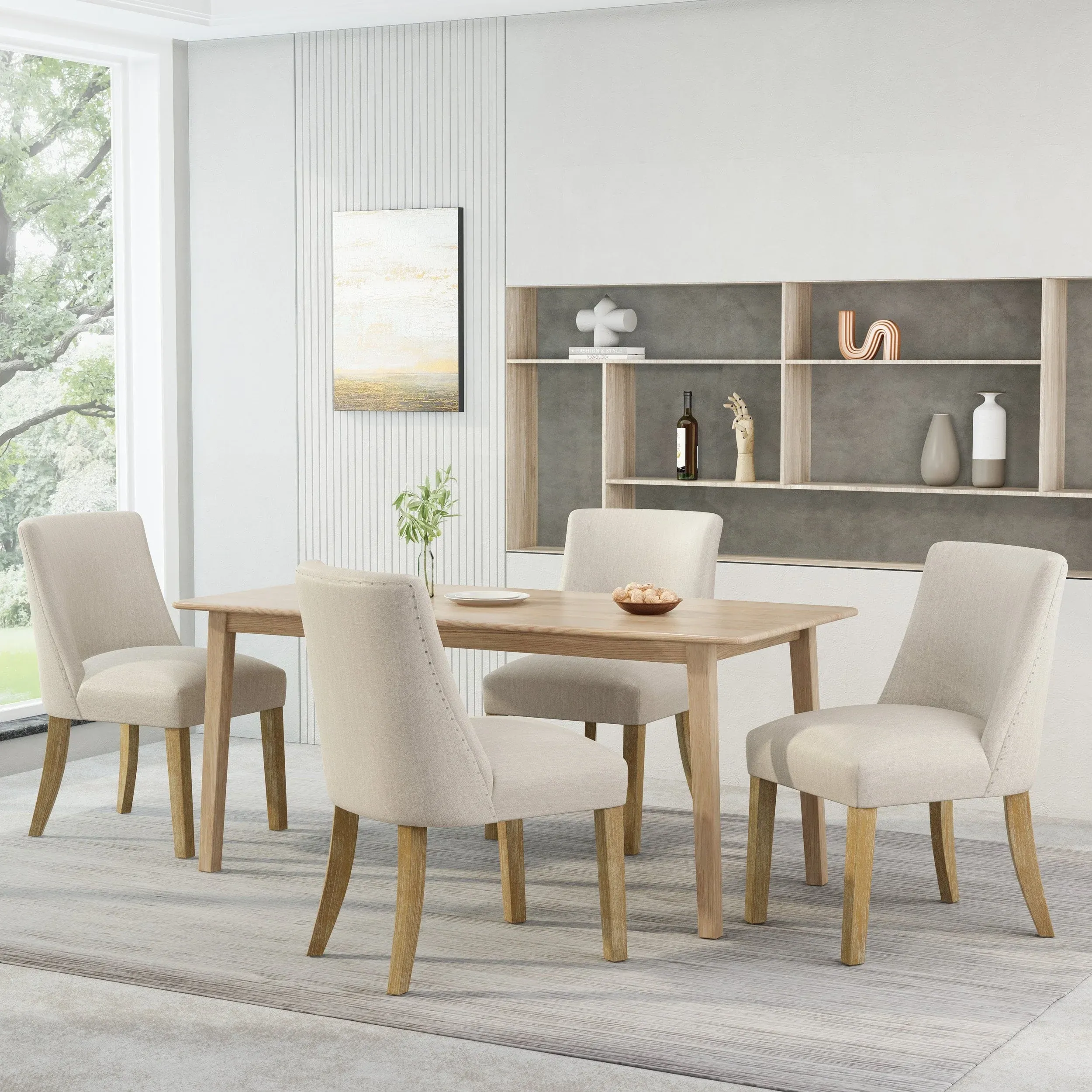 Frances Fabric Dining Chair by Christopher Knight Home