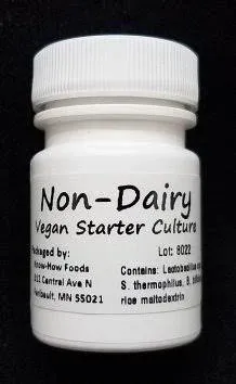 Know- How Foods Vegan Non-Dairy Yogurt Starter