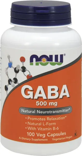 Now Foods GABA 500 mg