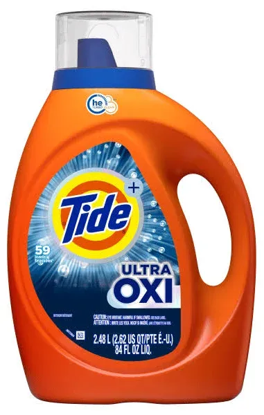 Tide Laundry Detergent Liquid Ultra Oxi