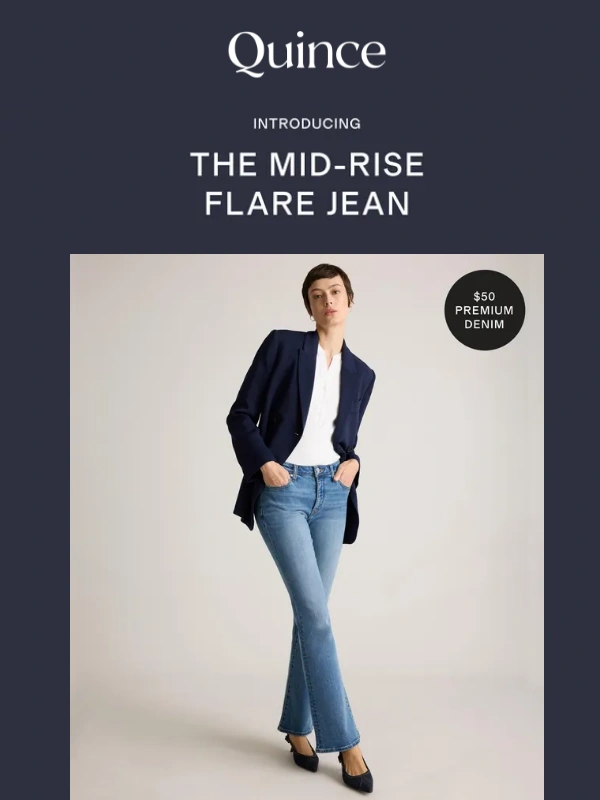 Quince - Finally here! The denim you’ve been asking for