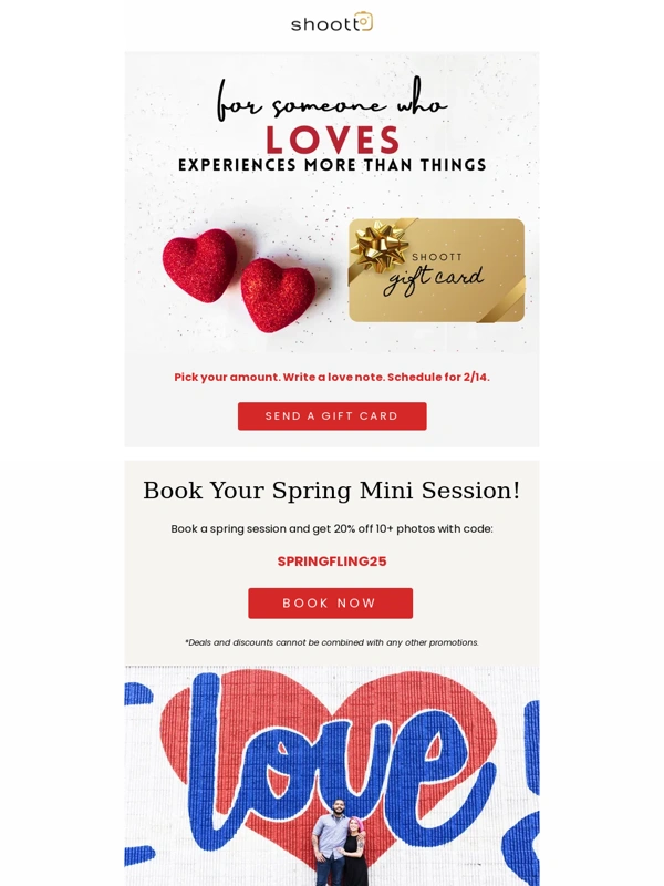 Shoott - Last-Minute Love? We’ve Got You ?