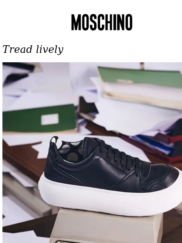 Moschino - Tread lively