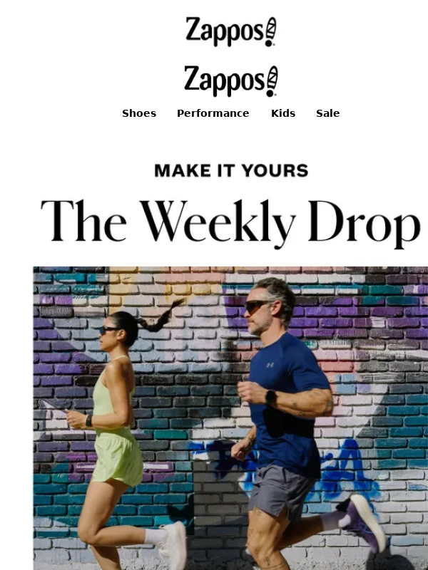 Zappos - The Weekly Drop: ASICS,HOKA,and more!