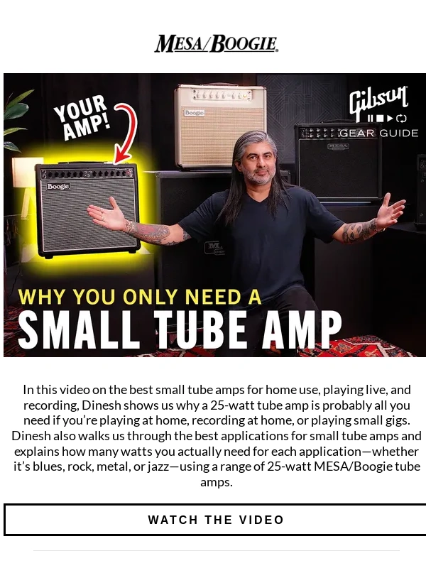 Mesa Boogie - Why You Only Need a Small Tube Amp