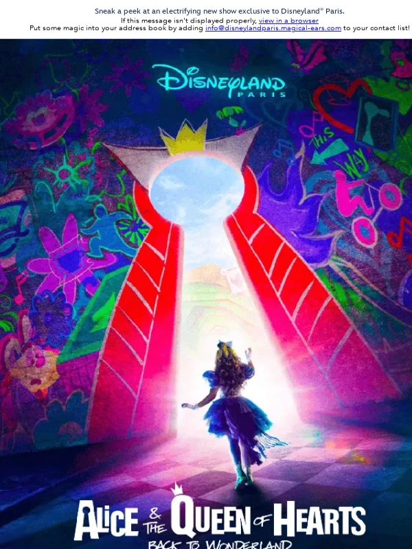 Disneyland Paris - Pop or rock? Which side of Wonderland will you fall?