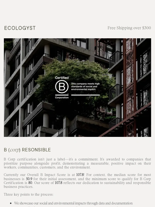 Sitka - B(corp) Responsible