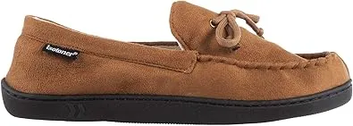 Isotoner Men's Microsuede Moccasin Slippers (Brown, Sizes 8-14) $9.78 + Free Shipping w/ Prime or on $35+