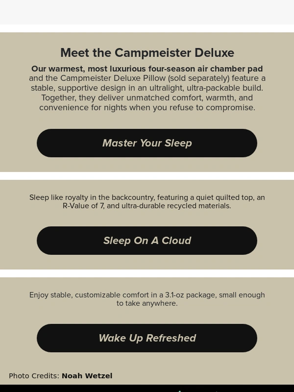 Big Agnes - Ready to sleep like a baby?
