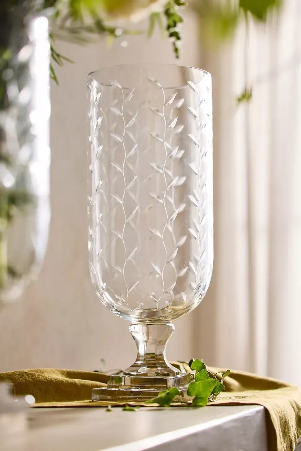 Terrain Ivy Cut Glass Vase