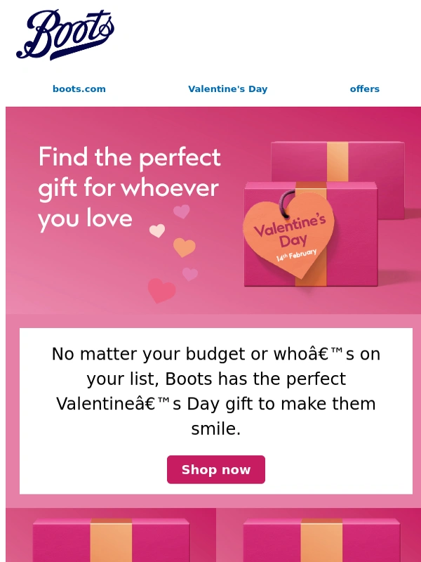 Boots - HUGE savings on gifts they'll love❤️