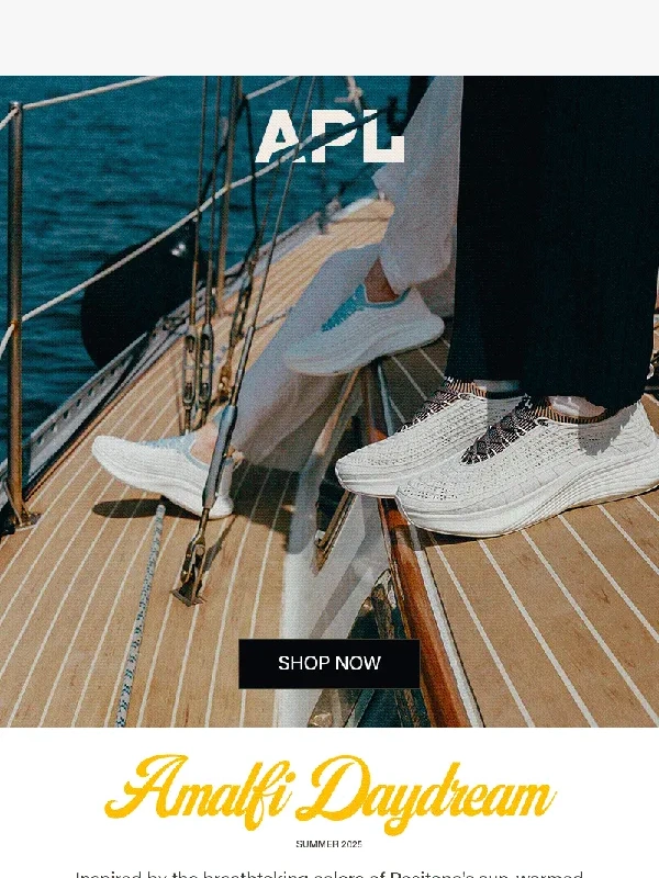 Athletic Propulsion Labs - Summer 2025 Has Arrived: Step Into Your Amalfi Daydream ?️