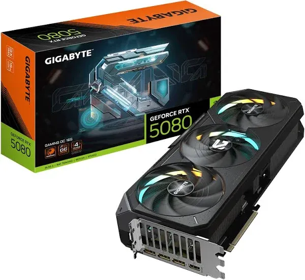 Gigabyte GeForce RTX 5080 Gaming OC Graphics Card
