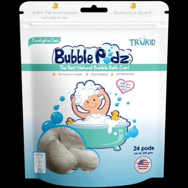 TruKid Bubble Podz Bubble Bath Eucalyptus
