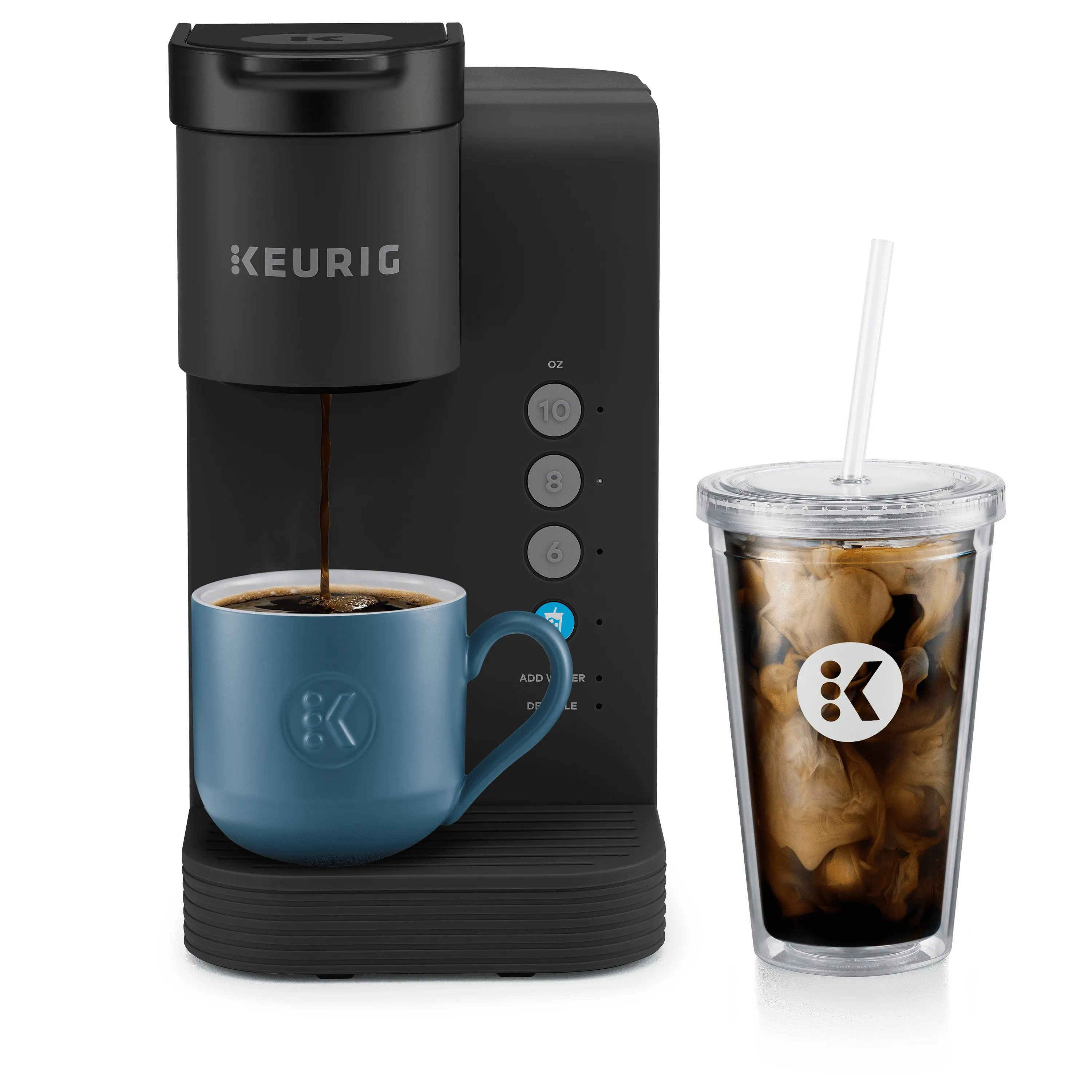 Keurig K-Iced Essentials Iced and Hot Single-Serve K-Cup Pod Coffee Maker, Black