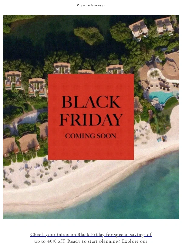 Rosewood Hotels - A very special offer,coming soon