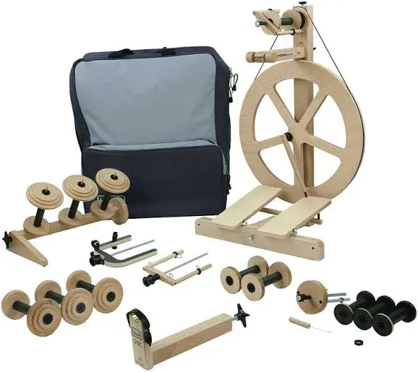 Louet S10 Fully Loaded Spinning Wheel Package