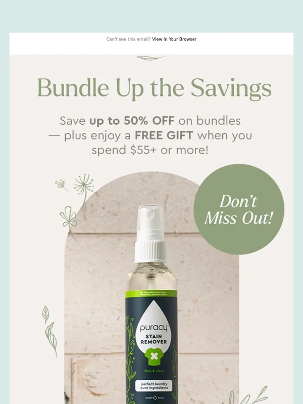 Puracy - Bundle Up & Save Up to 50% + Free Gift