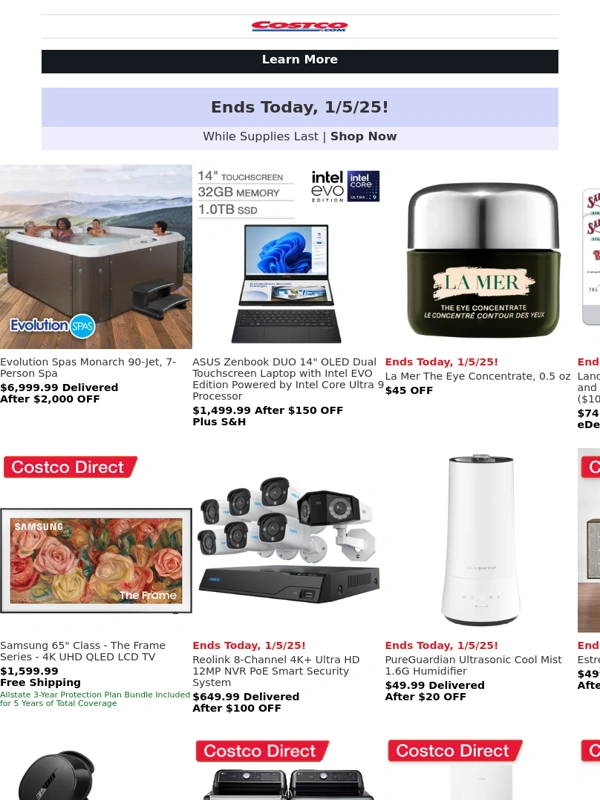 Costco Travel - Don't Miss Out! Our New Year's Savings Event Ends Today!