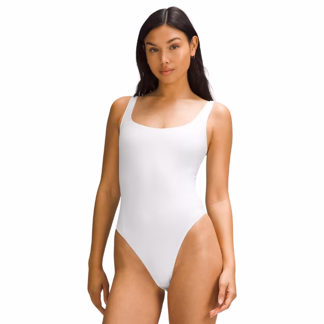 lululemon Women's Wundermost Ultra-Soft Nulu Square-Neck Sleeveless Bodysuit