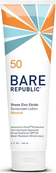 Bare Republic Mineral SPF 50 Lotion