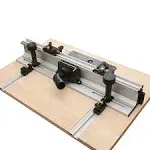 ENJOYWOOD ENJOYWOOD Wnew Woodworking Router Table Fence Aluminium Profile Fence System 700mm with Sliding Brackets Bit Guard