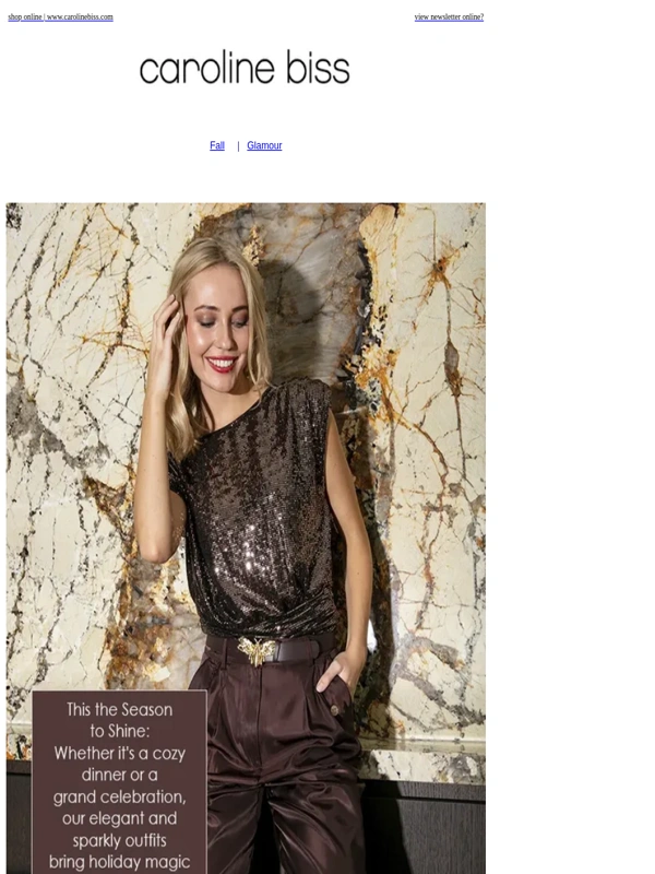 Caroline Biss - The Season to Shine