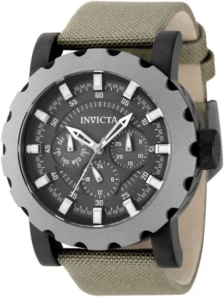 Invicta Men's I-Force Quartz Date Day Black Dial Watch 47588