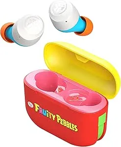JLab - Go Air Pop True Wireless Bluetooth Earbuds, IPX4 Sweat Resistance, Fruity Pebbles, Dual Connect