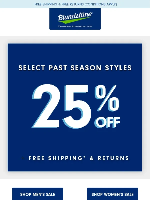 Blundstone - 25% Off Select Styles