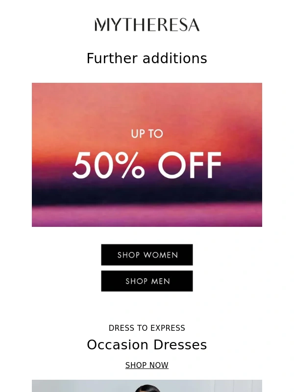 Mytheresa - Sale: Further additions now up to 50% off