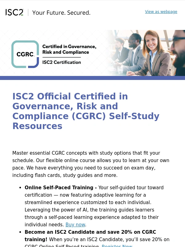 Isc2 - Study with Tools that Flex with Your Schedule