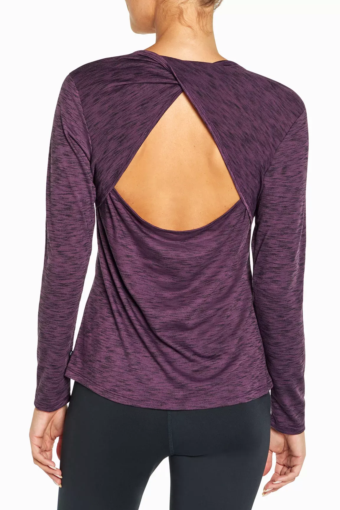 Marika Lotty Long Sleeve Top Heather Hortensia / M