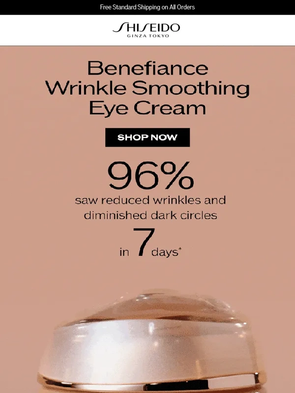 Shiseido - ✨ Smooth Away Eye Wrinkles in 7 Days