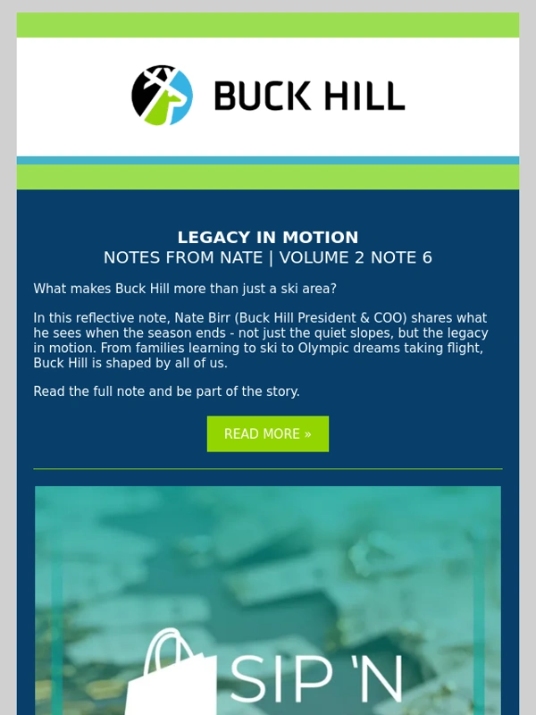 Buck Hill - /// Notes from Nate /// Sip 'N Shop,Weekly Wheels Car + Bike Meets,and so much MORE
