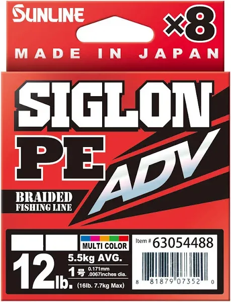 Sunline Siglon PEx8 ADV Braided Fishing Line